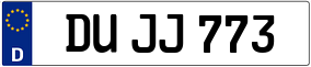 Truck License Plate